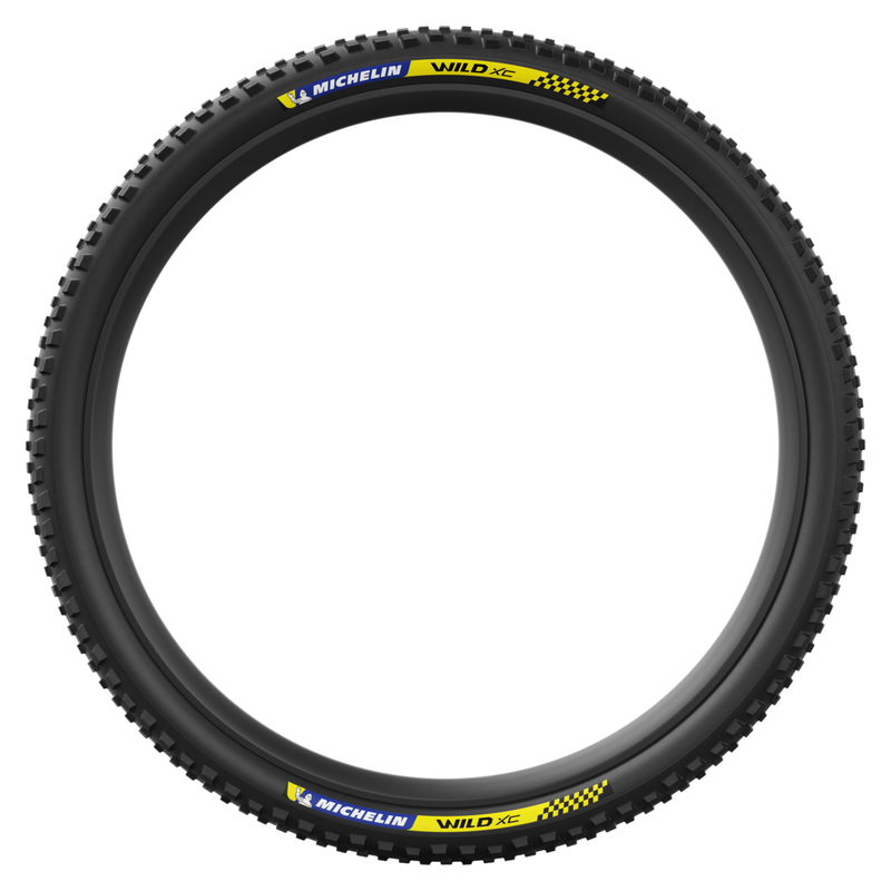 Load image into Gallery viewer, Michelin Wild XC Racing Line TS TLR 29x2.35 MTB Race Tire with Gum-X Compound, Cross Shield2 Casing, and Tubeless Technology
