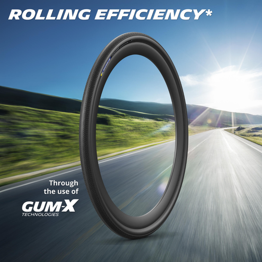 Michelin Power Adventure TS TLR Gravel Tires – Tubeless Ready, GUM-X Technology, Folding Bead, 30-42C, Lightweight, Durable, Off-Road & Road Cycling