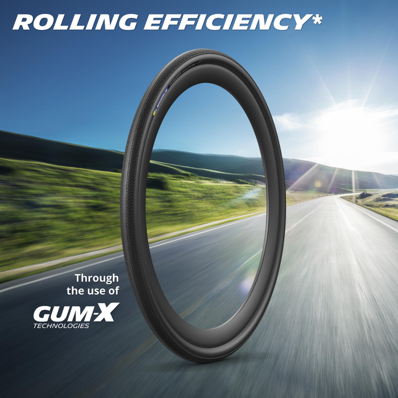Load image into Gallery viewer, Michelin Power Adventure TS TLR Gravel Tires – Tubeless-Ready, GUM-X Technology, Folding Bead, Lightweight, Durable for Off-Road &amp; Mixed Terrain Cycling
