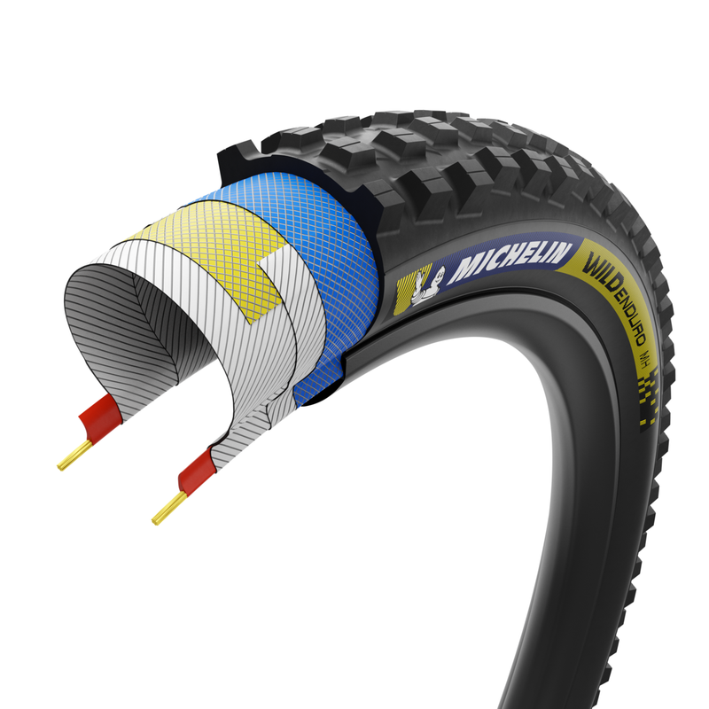 Load image into Gallery viewer, Michelin Wild Enduro MH Racing 27.5" Tubeless MTB Tires – Magi-X Compound, Gravity Shield Casing, Superior Grip &amp; Puncture Protection
