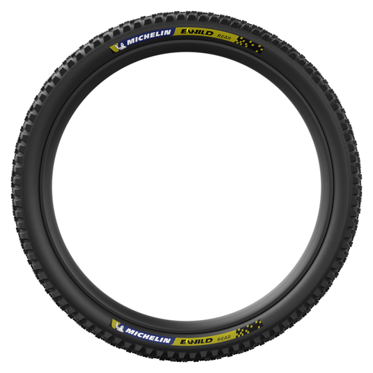 Michelin E-WILD RACING LINE Rear, Mountain Tire, 27.5''x2.60, Folding, Tubeless Ready, MAGI-X, Black