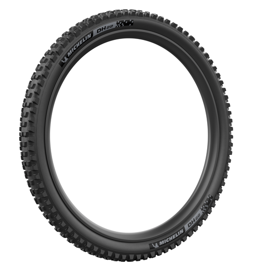 Michelin DH22 DARK Mountain Tire, 27.5''x2.40, Folding, Tubeless Ready, MAGI-X, Black