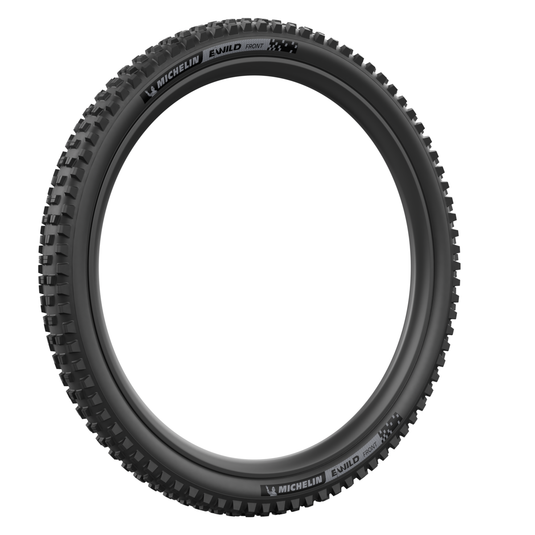 Michelin E-WILD RACING LINE Mountain Tires for E-Enduro & MTB, 29"x2.40 - 2.60, Tubeless-Ready, Magi-X Compound, Folding Bead, Black