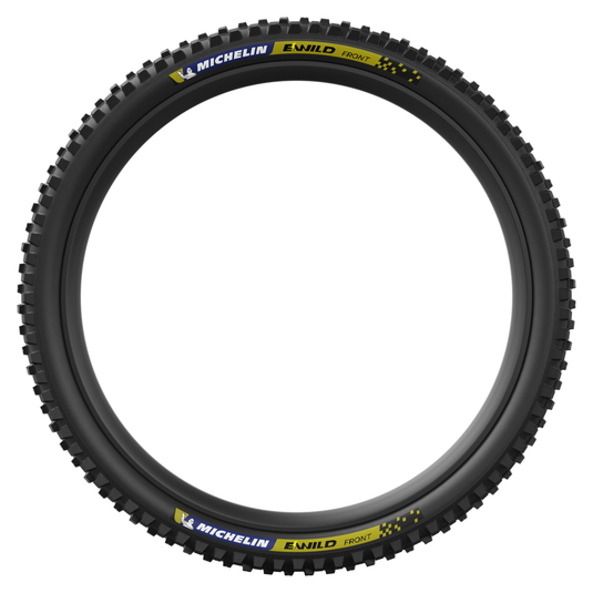 Michelin E-WILD RACING LINE Rear, Mountain Tire, 27.5"x2.60, Folding, Tubeless Ready, MAGI-X, 4x55, Black