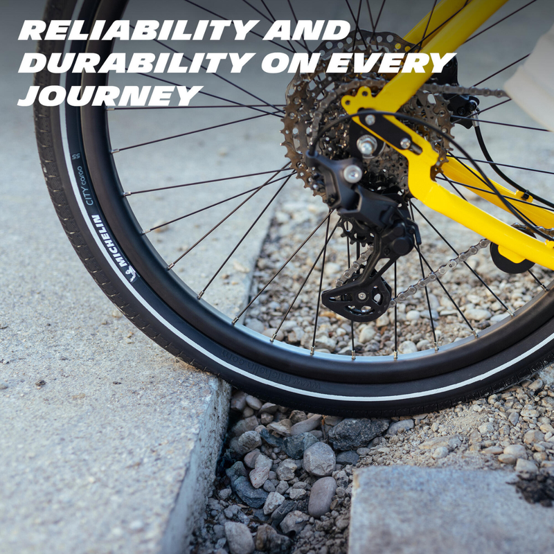 Load image into Gallery viewer, Michelin City Cargo TT Hybrid Tire, 24x2.20, Wire, TT, MAGI-X, Cargo Shield, 6x62, Black
