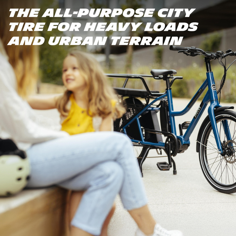 Load image into Gallery viewer, Michelin City Cargo TT 24x2.20 Cargo Shield Tire, Heavy-Duty Urban Commuter
