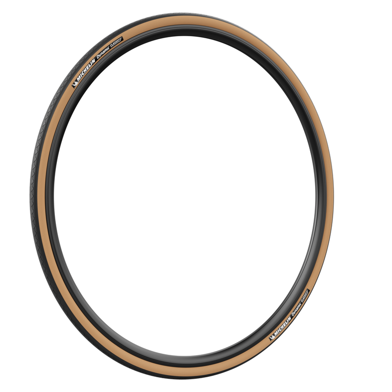 Load image into Gallery viewer, Michelin Dynamic Classic Road Bike Tires – Durable, Lightweight Tubeless &amp; Non-Tubeless 700c Clincher Tyres with Gum Walls, Various Widths &amp; Sizes
