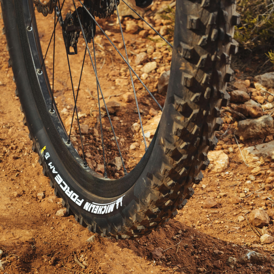 Michelin Force AM Performance Line TLR Tubeless MTB Tires — 26" & 27.5" Sizes, Trail Shield Casing, Bead To Bead Protection, Aggressive Traction