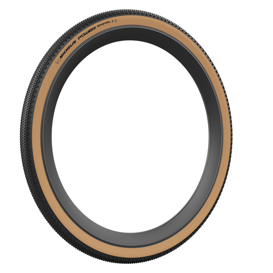 Michelin Power Gravel Tire 700x40 Tubeless Bk - Tan Gravel Wheel Size 700x40 Width Tubeless