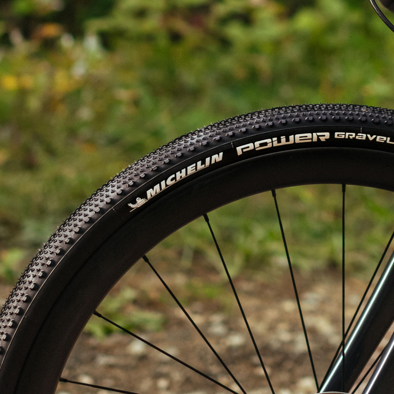 Load image into Gallery viewer, Michelin Power Gravel Tires – Tubeless-Ready, Bead2Bead Protek, Magi-X Compound, Low Resistance, Durability &amp; Grip for Gravel, Road &amp; E-Bikeuse

