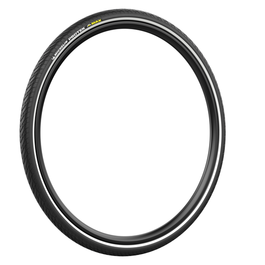 Michelin Protek Max Bicycle Tires 700c — Durable City Rubber Tread, 5mm Puncture Protection, Reflective Sidewalls, Ideal for Urban & Commuter Cycles