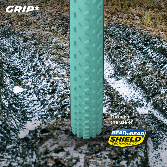 Michelin Power Cyclocross Mud 700c Tubular 33C Green - Tan Non-Tubeless