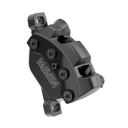 Load image into Gallery viewer, SRAM Maven Silver Disc Brake and Lever - Front or Rear, Post Mount, 2000mm Hose, 4-Piston, Aluminum Lever, SS Hardware,
