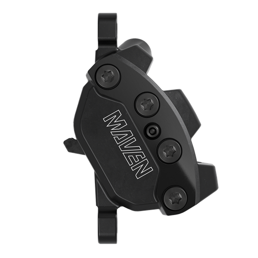 Load image into Gallery viewer, SRAM Maven Silver Disc Brake and Lever - Front or Rear, Post Mount, 4-Piston, Aluminum Lever, SS Hardware, Black, B1
