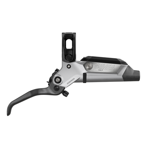 SRAM Maven Ultimate Disc Brake and Lever - Front or Rear, Post Mount, 4-Piston, Carbon Lever Blade, Ti Hardware,