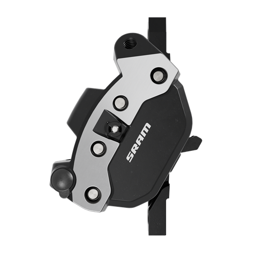 SRAM Maven Ultimate Disc Brake and Lever - Front or Rear, Post Mount, 4-Piston, Carbon Lever Blade, Ti Hardware,