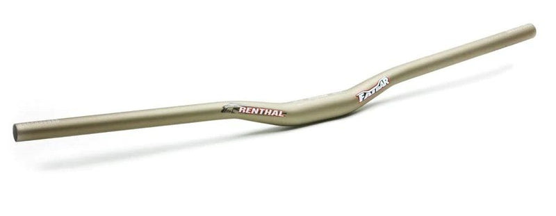 Load image into Gallery viewer, Renthal FatBar Lite Handlebar 20mm Rise 760mm Width 35mm Clamp Gold Aluminum
