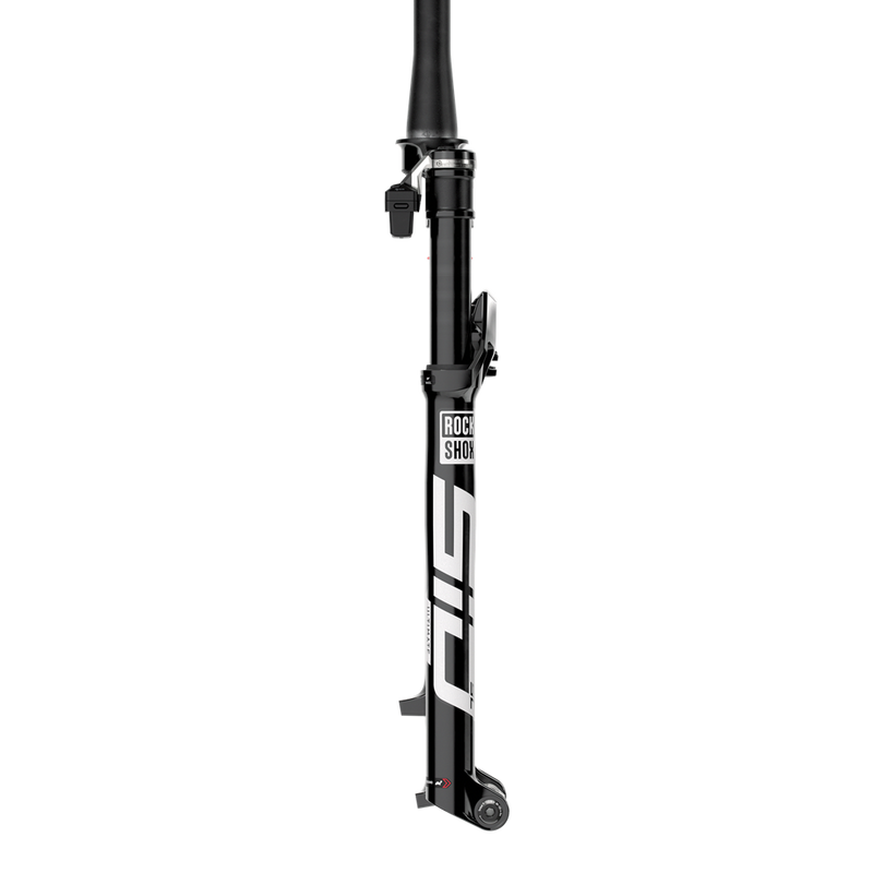 Load image into Gallery viewer, RockShox SID SL Ultimate Flight Attendant Race Day Boost Fork – 29" Race Performance, Tapered, DebonAir, 100mm Travel, Gloss Black, 15x110mm Boost Axle, E1 Model with Star Nut, Maxle Stealth, Fender, Battery &amp; Charger
