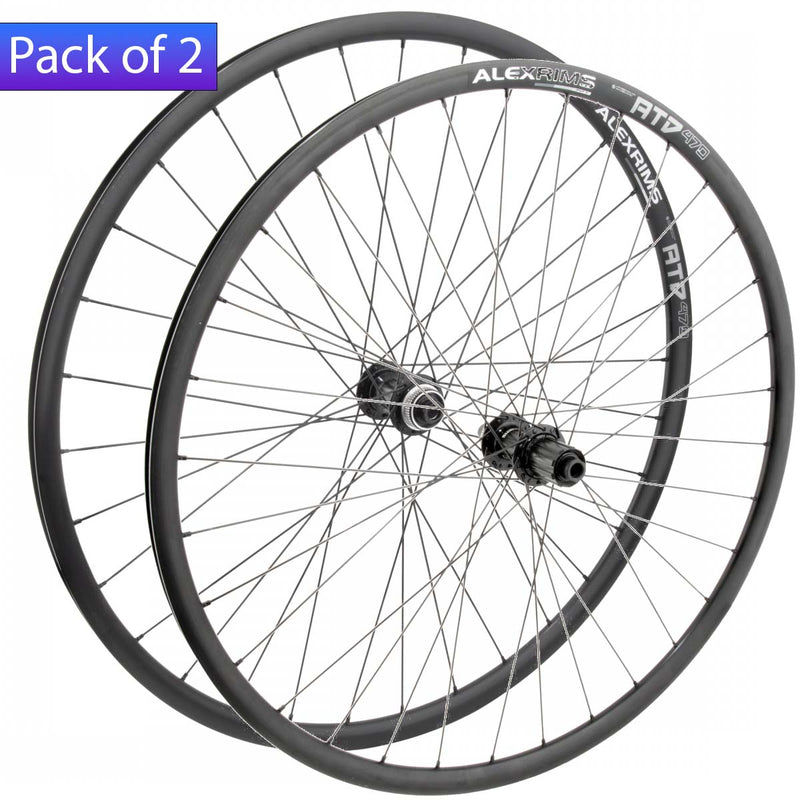 Load image into Gallery viewer, Wheel-Master-700C-Alloy-Gravel-Disc-Double-Wall-Front-Wheel-700c-_FTWH0367-RRWH1314
