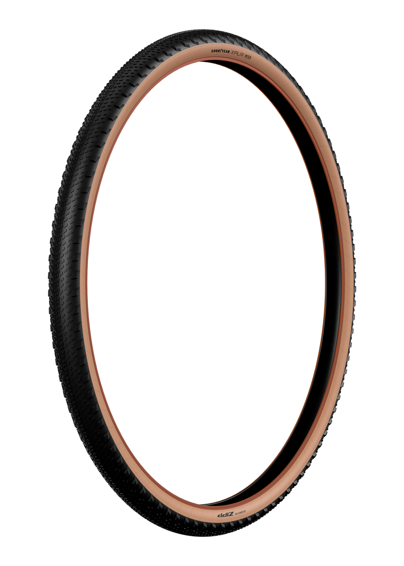 Load image into Gallery viewer, Zipp Goodyear XPLR Inter Gravel Tire, 700x45C, Folding, Tubeless Ready, Dynamic:UHP, M:Wall, Black
