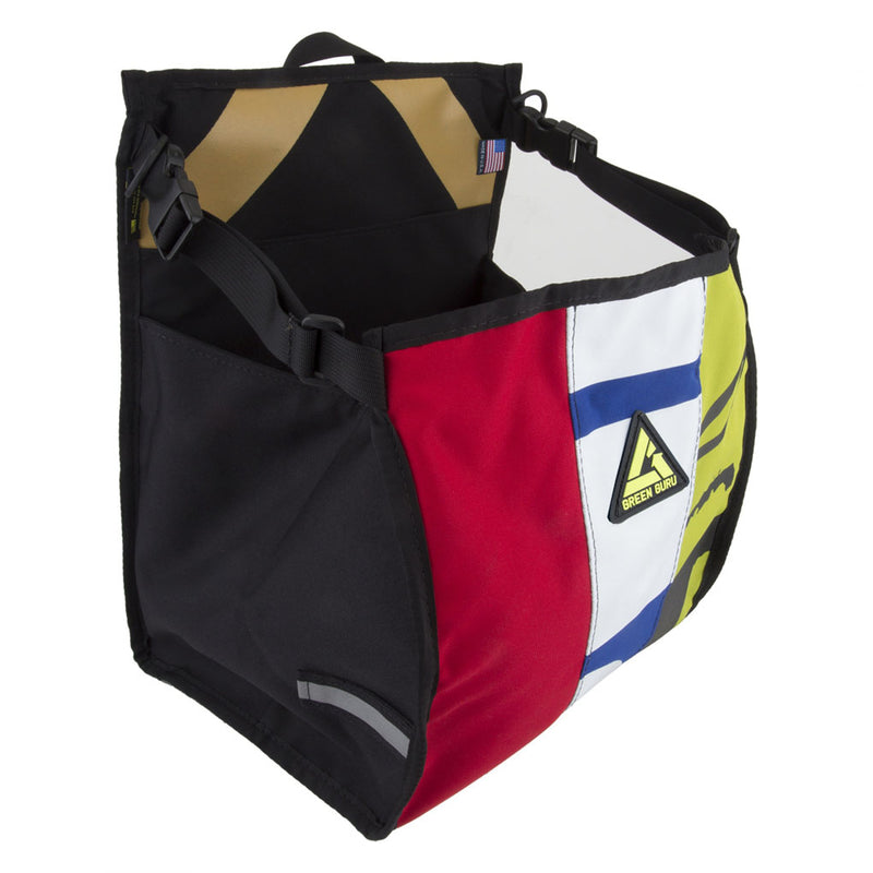Load image into Gallery viewer, Green-Guru-Freerider-31L-Pannier-Panniers-Reflective-Bands-_PANR0127
