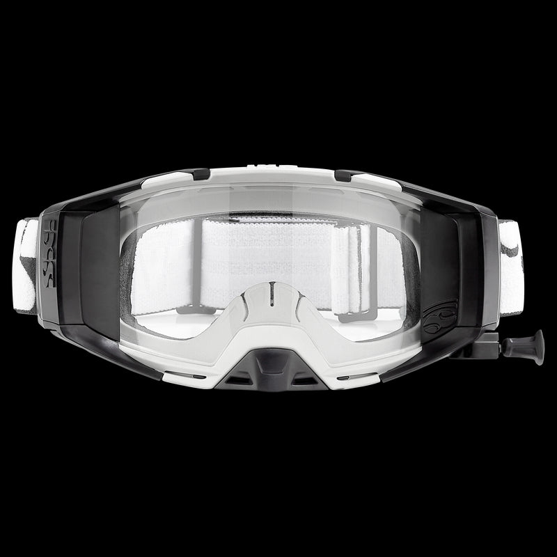 Load image into Gallery viewer, iXS Trigger Goggles with Roll Off System with Mirror and Clear lens, White

