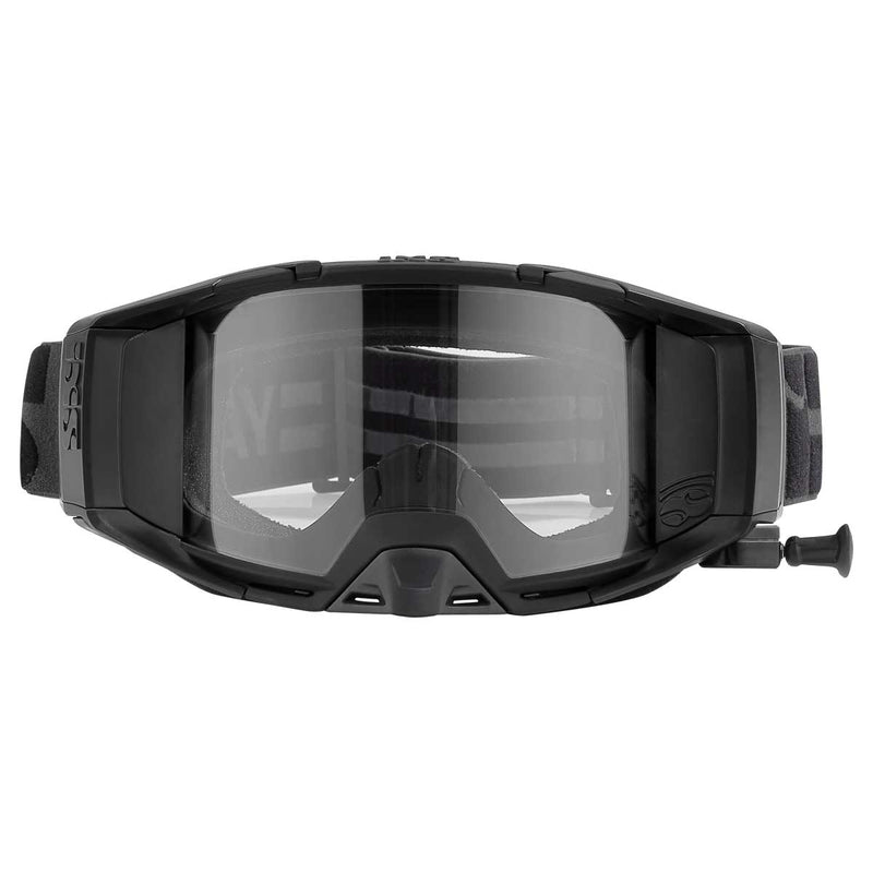Load image into Gallery viewer, iXS Trigger Goggles with Roll Off System with Mirror and Clear lens, Black
