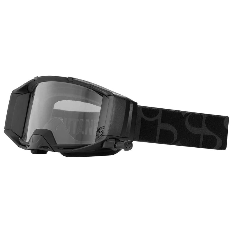 Load image into Gallery viewer, iXS Trigger Goggles with Roll Off System with Mirror and Clear lens, Black
