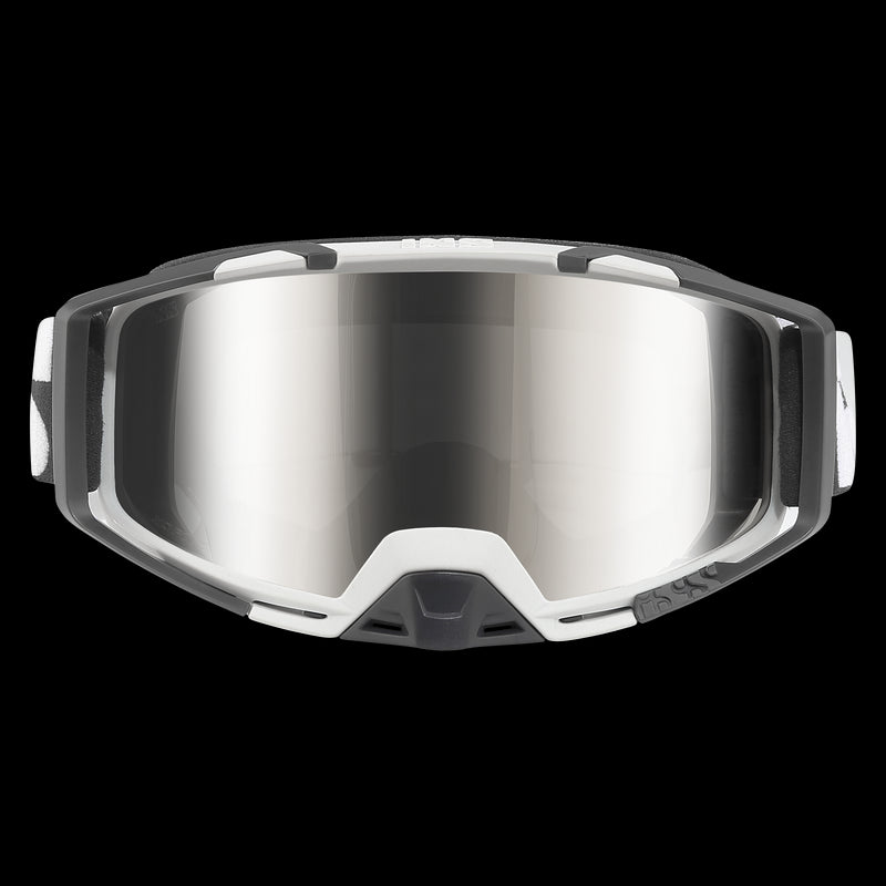 Load image into Gallery viewer, iXS Trigger Goggles with Silver Mirror and Clear lens, Low-Profile, White
