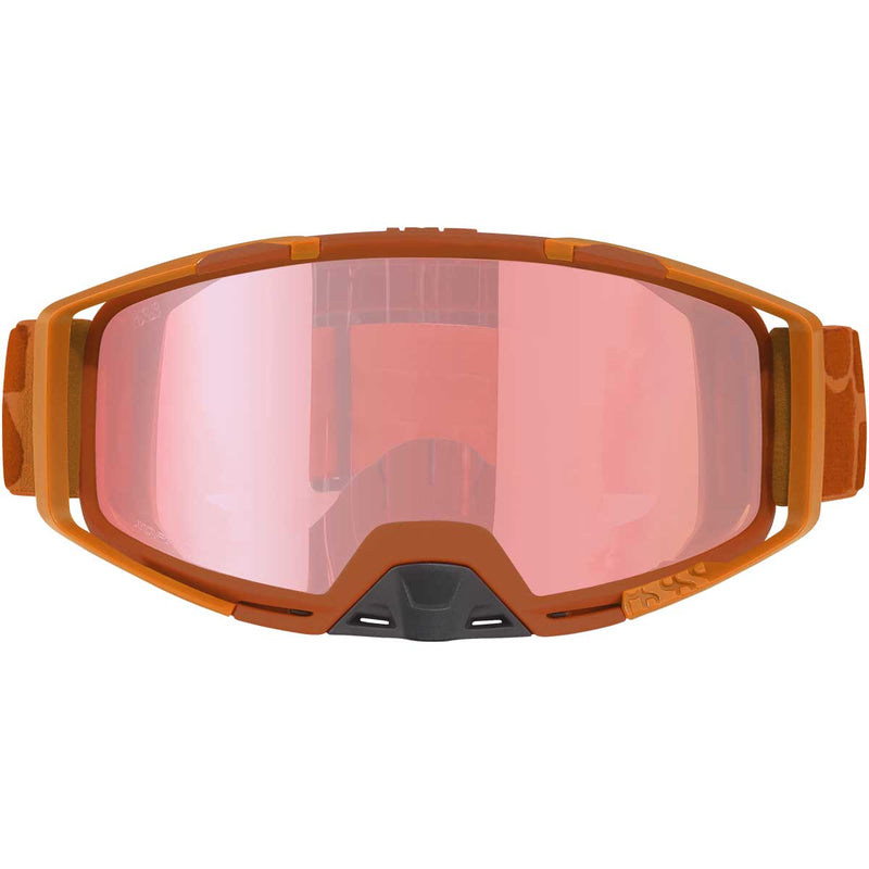 Load image into Gallery viewer, iXS Trigger Goggles with Rose Mirror and Clear lens, Standard Size, Burnt Orange
