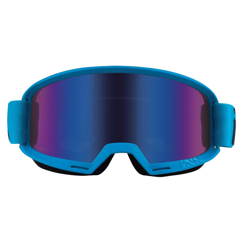 Load image into Gallery viewer, iXS Hack Goggles with Cobalt Mirror and Clear lens, Standard Size, Racing Blue
