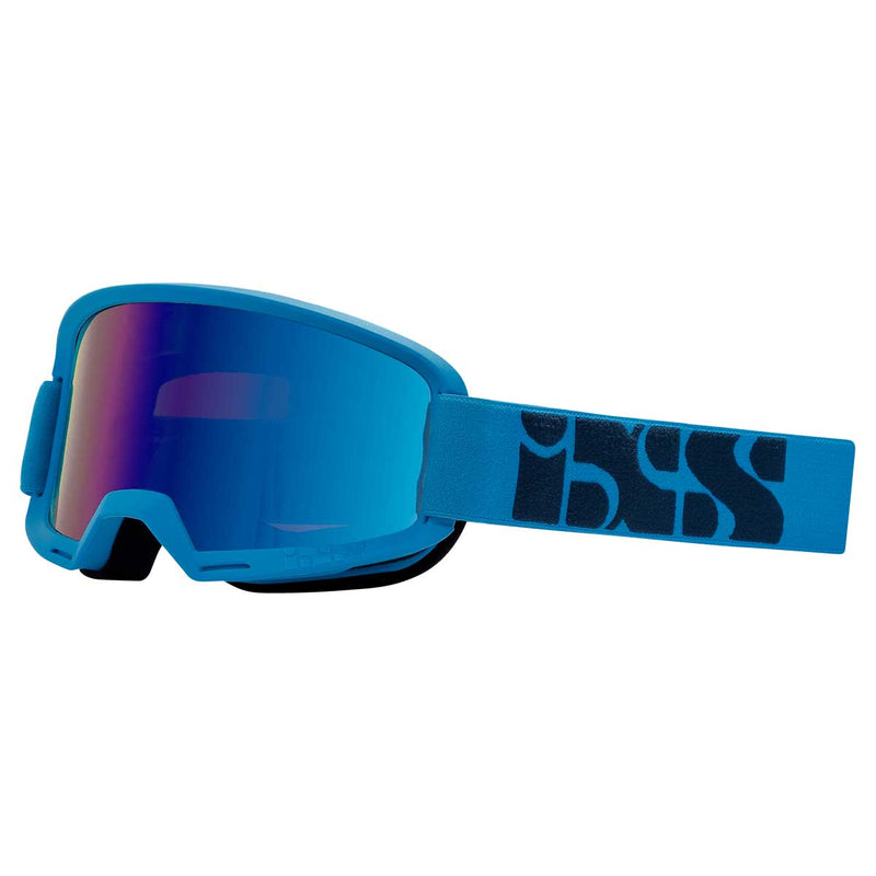Load image into Gallery viewer, iXS Hack Goggles with Cobalt Mirror and Clear lens, Standard Size, Racing Blue

