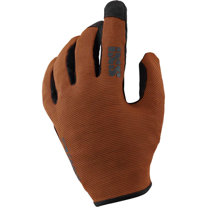 Load image into Gallery viewer, iXS Carve Mens Mountain Bike Full Finger Gloves, Burnt Orange, Slip On, X-Large
