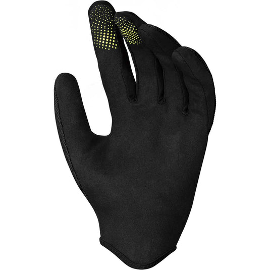 iXS Carve Mens Mountain Bike Full Finger Gloves, Black, Slip On, Large