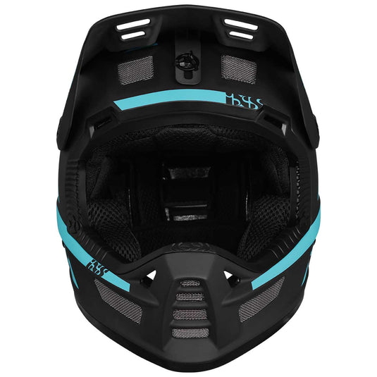Mountain Bike Helmet iXS Xult Downhill Mountain Bike Full Face , Lagoon, ML(57-59cm Head Size)