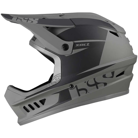 Mountain Bike Helmet iXS Xact Downhill Mountain Bike Full Face , Black/Graphite, SM(53-56cm)