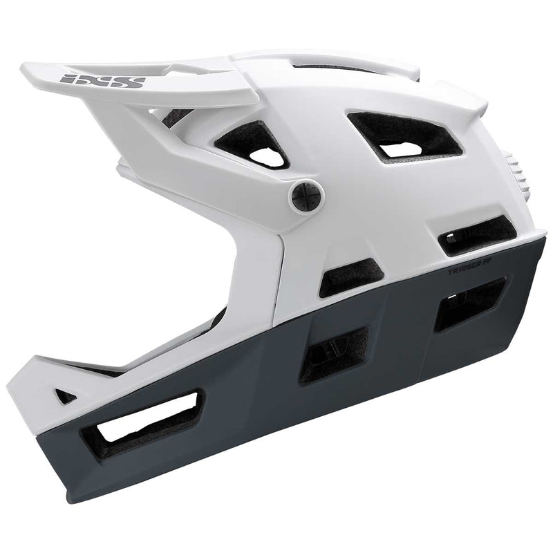 Load image into Gallery viewer, Mountain Bike Helmet iXS Trigger FF Enduro Mountain Bike Full Face , White, SM(54-58cm)
