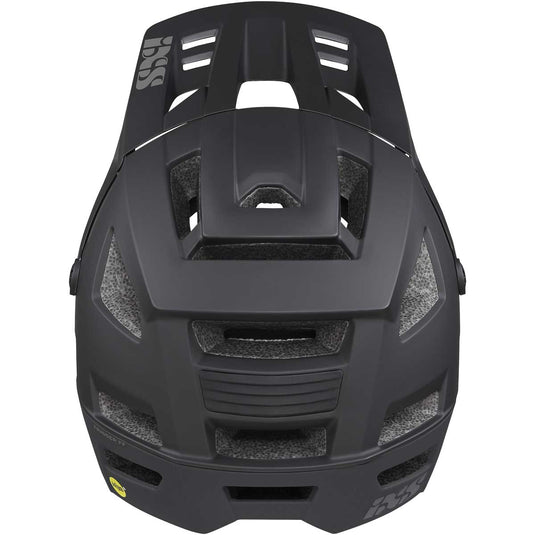 iXS Trigger FF MIPS Enduro Mountain Bike Full Face Helmet, Black, SM(54-58cm)