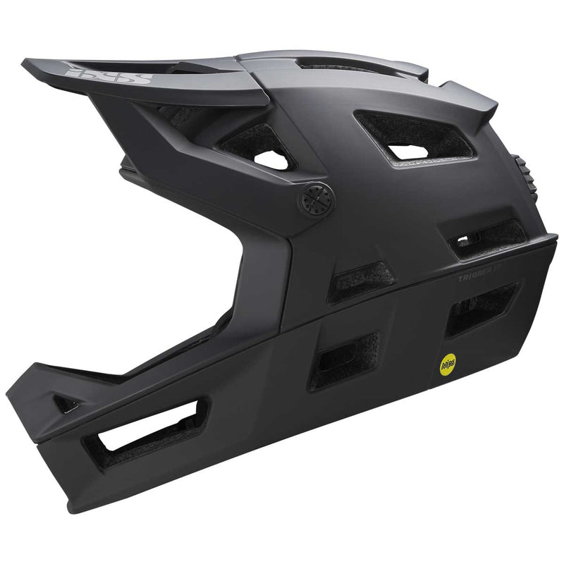 Load image into Gallery viewer, iXS Trigger FF MIPS Enduro Mountain Bike Full Face Helmet, Black, ML(57-59cm)

