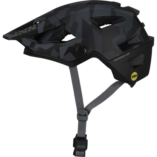 iXS Trigger AM MIPS All Mountain/Enduro Bicycle Helmet, Black Camo, ML(58-62cm)