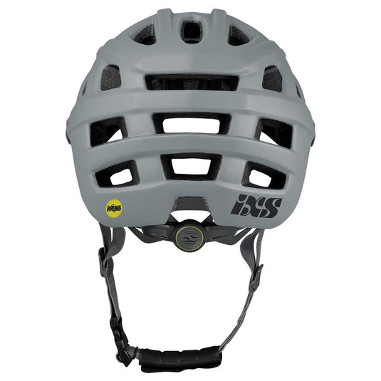 iXS Trail Evo MIPS Mountain Bike Helmet, Adjustable Visor, Grey, ML(58-62cm)