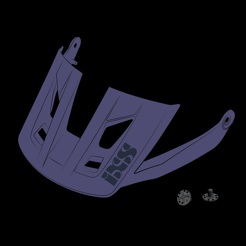 Load image into Gallery viewer, iXS Replacement Visor for Trigger All Mountain Helmet Grape Includes Hardware SM
