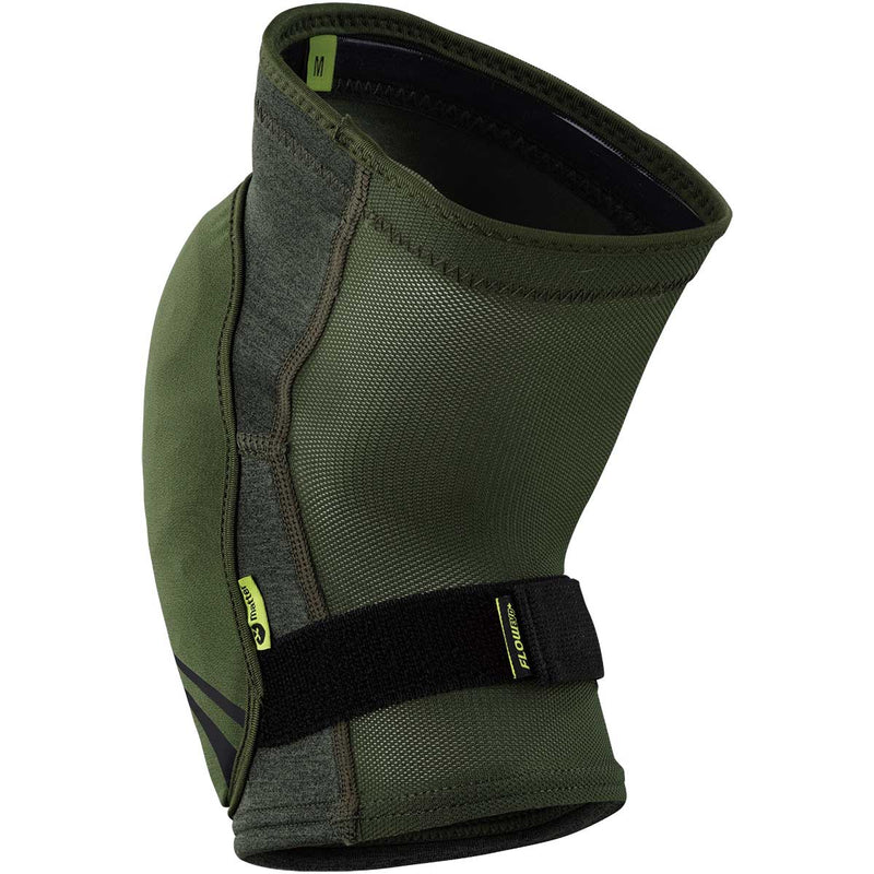 Load image into Gallery viewer, iXS Flow Evo+ Knee Guard Olive XL | AeroMeshTM- Light, Moisture Wicking

