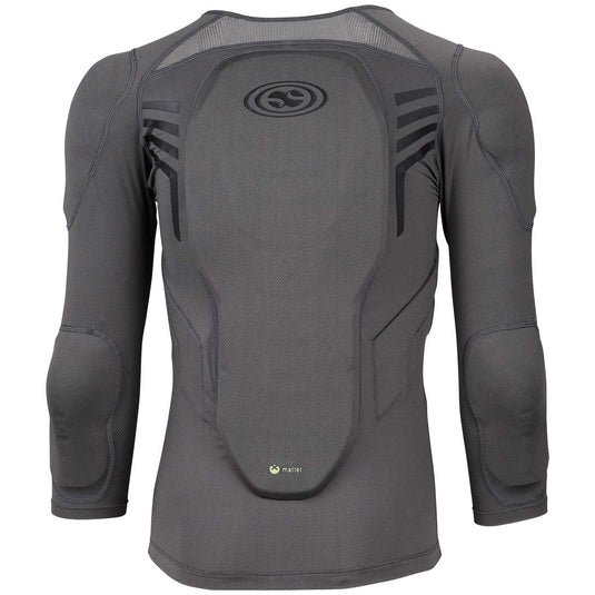 iXS Trigger Upper Body Protect Grey KS (Kids S) | NockOutTM Compression Padding