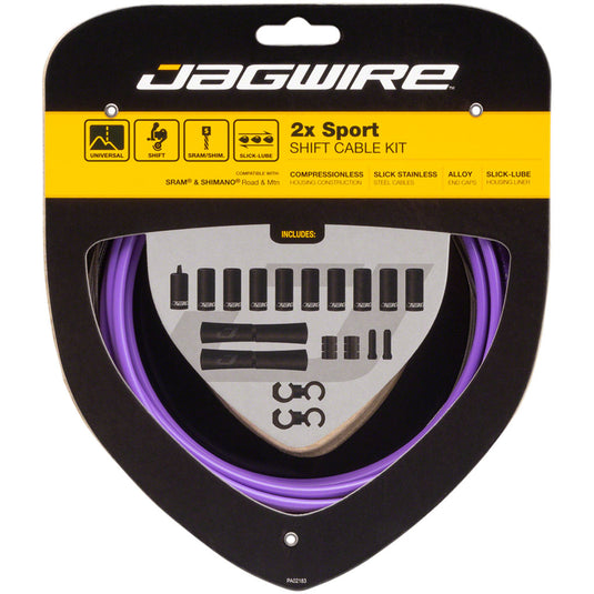 Jagwire-2x-Sport-Shift-Cable-Kit-Derailleur-Cable-Housing-Set_CA4679