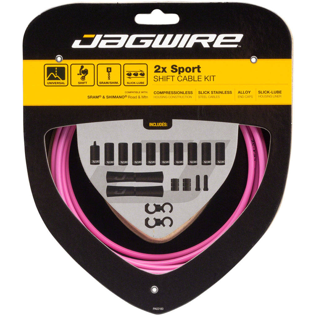 Jagwire-2x-Sport-Shift-Cable-Kit-Derailleur-Cable-Housing-Set_CA4681