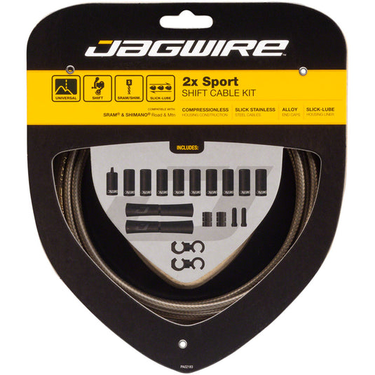 Jagwire-2x-Sport-Shift-Cable-Kit-Derailleur-Cable-Housing-Set_CA4682