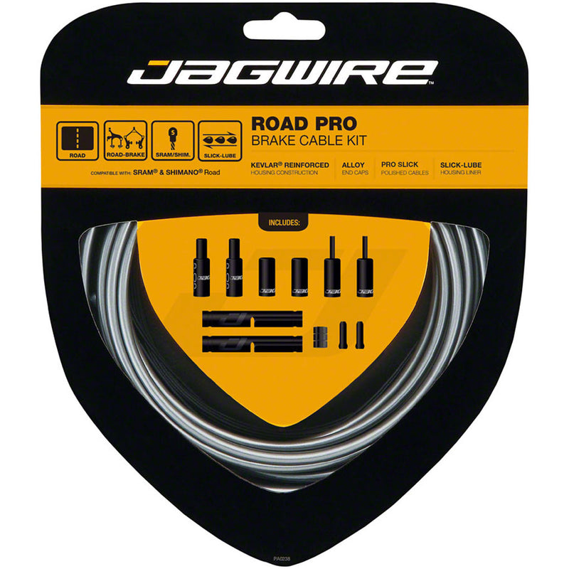 Load image into Gallery viewer, Jagwire-Pro-Polished-Road-Brake-Kit-Brake-Cable-Housing-Set_CA2369

