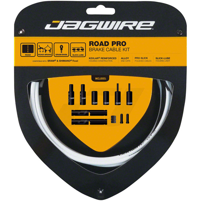 Load image into Gallery viewer, Jagwire-Pro-Polished-Road-Brake-Kit-Brake-Cable-Housing-Set_CA2371
