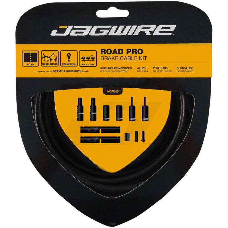 Load image into Gallery viewer, Jagwire-Pro-Polished-Road-Brake-Kit-Brake-Cable-Housing-Set_CA2377
